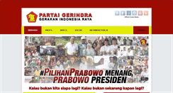 Desktop Screenshot of partaigerindra.or.id